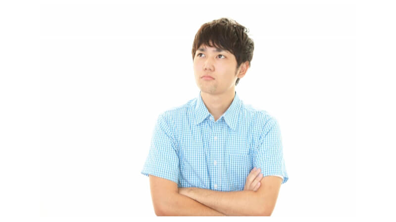 不調な男性のイメージ画像